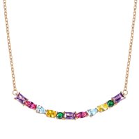Collana Nomination Donna Colour Wave in Argento Zircone 149802/026